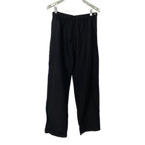 LL Bean Zip Off Pants Womens Large Black Nylon Hiking Outdoor 32 34 36 38 x 29"L